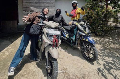 Skuter Matik Yamaha Gear Ultima Dipakai Touring 566 Km &ndash; CUMA ISI BENSIN 2 KALI
