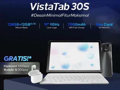 Itel VistaTab 30S Resmi Meluncur di Indonesia