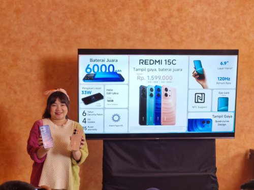 Redmi 15C Meluncur di Indonesia, Harga Mulai Rp 1,5 Jutaan, Ini Spesifikasinya!