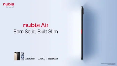 Nubia Air Diumumkan, Super Tipis dengan Unisoc T8300