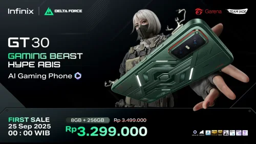Infinix GT 30 Resmi Meluncur Dibanderol Rp3 Jutaan!