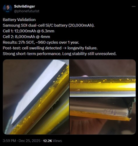 Rumor: Samsung SDI Uji Coba Baterai Silicon-Carbon 20.000 mAh