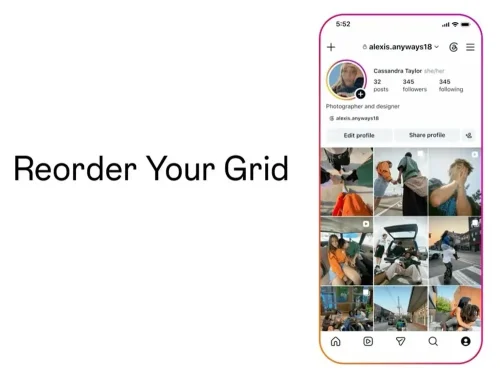 Instagram Rilis Fitur “Reorder Your Grid”, Atur Tampilan Profil Sesuka Hatimu!