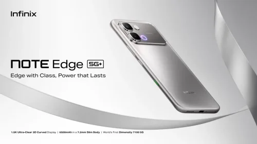 Infinix NOTE Edge Resmi Hadir di Indonesia: Desain Tipis, Baterai 6.500 mAh, Dimensity 7100 5G