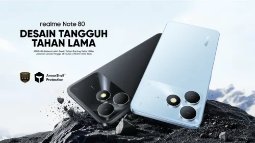 Realme Note 80 Rilis di Indonesia, Sejutaan Dibekali Baterai 6.300mAh!