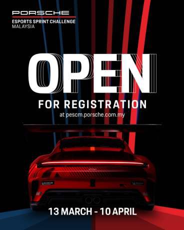 Porsche Esports Sprint Challenge Malaysia 2026 &ndash; registrations open, all-female category added this year