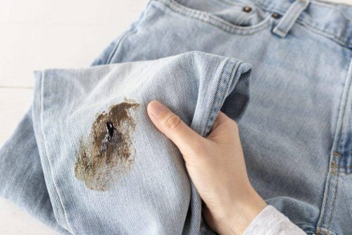 1. Cara pertama yang bisa kamu coba ialah dengan menggunakan detergen cair. Sebelum dicuci, oleskan detergen pada noda dan diamkan selama beberapa menit. Kemudian sikat secara perlahan hingga noda mulai memudar dan lanjutkan mencuci seperti biasa., 2. Baking soda memang ampuh bersihkan noda apa pun, termasuk oli. Taburkan baking soda pada noda dan sikat perlahan menggunakan sikat gigi bekas. Terakhir, cuci pakaian dengan air panas hingga bersih., 3. Selain baking soda, tepung maizena juga bisa jadi andalan. Siapkan alat lainnya seperti sikat gigi, lap, dan spons basah. Biarkan tepung maizena mengeras di atas noda selama 15 menit, gosok dengan alat yang sudah disiapkan hingga noda oli menghilang., 4. Manfaatkan sabun cuci piring yang ada di dapur. Cukup oleskan pada noda oli dan diamkan selama beberapa menit. Kemudian sikat dan cuci pakaian sesuai dengan label petunjuk pemakaian., 5. Selain berguna untuk kecantikan dan kelembapan rambut, gel lidah buaya juga ampuh hilangkan noda oli. Rendam pakaian dengan air panas, lalu oleskan gel lidah buaya pada bagian yang terkena noda. Lanjutkan dengan mencuci pakaian seperti biasa., Cara Mudah Hilangkan Noda Oli pada Pakaian