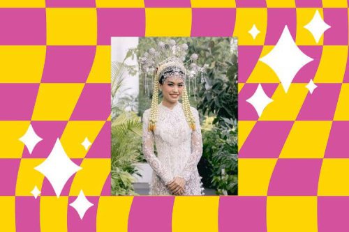 Detail Kebaya Betawi Namira Adjani, Putri Alya Rohali di Akad Nikah