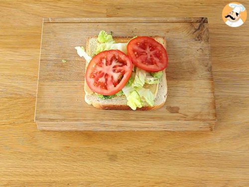 Club sandwich with an egg - video recipe!