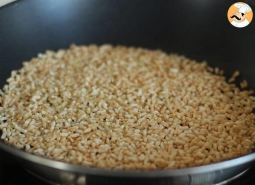 Chocolate puffed rice - coco pops copycat