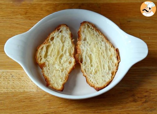 Baked french toast croissants