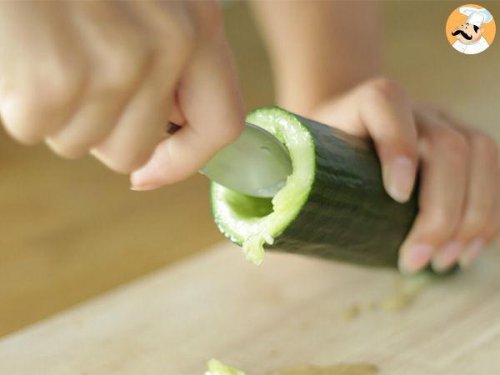 Cucumber sushi rolls - video recipe !