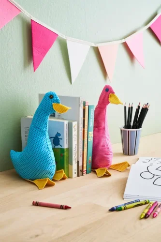 Sew your own duck doorstop using these simple steps