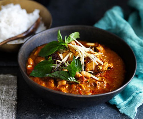 The best curry recipes to work your way through in 2025,          Chiang Mai chicken curry      ,          Beef and potato Massaman curry      ,          Korean cauliflower curry      ,          Palisa Anderson&rsquo;s sour orange fish curry      ,          Kerala-style prawn curry with cauliflower rice      ,          Sri Lankan fish curry      ,          Summer tomato curry with cauliflower rice      ,          Dosas with coconut lentil curry      ,          Roasted cauliflower curry with lime and coriander      ,          Sunda&rsquo;s fish curry with cucumber salad and coriander chutney      ,          Palisa Anderson&rsquo;s gaeng keow wan gai (Thai green chicken curry)      ,          Avani&rsquo;s lamb curry      ,          Ohn no khao sw&egrave; (Burmese curry chicken noodle soup)      ,          O Tama Carey&rsquo;s Sri Lankan crab curry      ,          Moreton Bay bug curry with mango      ,          Snapper curry with green beans and coriander      ,          Eggplant and pineapple curry      ,          Mussel curry with pineapple and potato r&ouml;sti      ,          Helly Raichura&rsquo;s Mughlai lamb curry (kosha mangsho)      , Top 37+ curry recipes to spice up your life