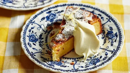 Quick-mix lemon ricotta cake
