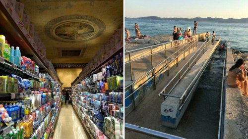 #1: A Cruelty-Free Circus, #3: Tourist Lines, #4: A Cheesy Machine, #6: EscalatedTravel, #7: Rest Your Feet, #9: Beach Access for All, #10: Northern Lights Alarm, #12: The Writing Is on the Wall, #13: Make It to Your Gate in Time (and in Style), #15: Tireless Tires, #16: Sardine Paradise, #18: Pedal Power, #19: Personalized Pens, #21: Gas Station Tunes, #22: Bus Breaks, #24: A Dessert Diet, #25: Wine O&rsquo;clock, Top 26+ Cool Things People Came Across While Traveling Abroad