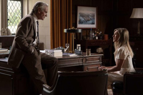 Jennifer Aniston Unites with Her New TV Dad Jeremy Irons in &ldquo;The Morning Show&rdquo; Season 4 First Look