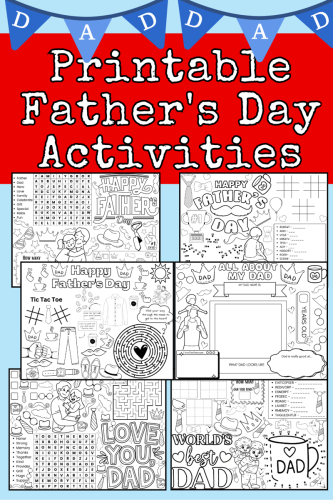 Top 7+ Pages of Printable Father's Day Activities