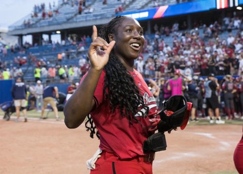 Texas Tech pitcher NiJaree Canady, in photos