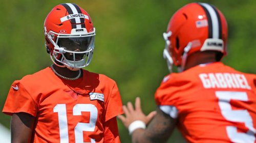 Shedeur Sanders Climbing Ladder in Cleveland Browns' Crowded Quarterback Room