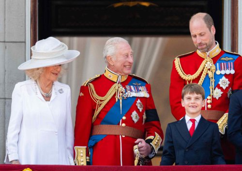 Prince Louis Adorably Copies Grandfather King Charles at Trooping the Colour