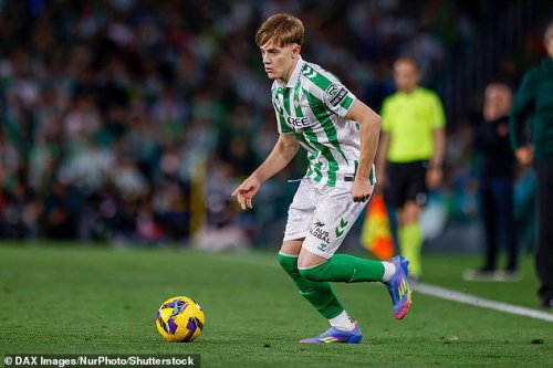 Aston Villa make contact with Real Betis over deal for Spain U-21 winger Jesus Rodriguez - who has also attracted interest from Chelsea