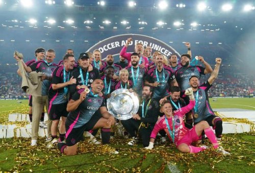 Sam Thompson joins final minutes of Soccer Aid charity match as England player