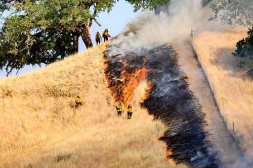 We set a big chunk of California wilderness on fire. You're welcome