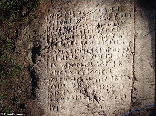 Mysterious carving with biblical message linked to Jesus' crucifixion found in North America