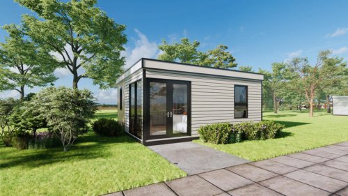 These foldable tiny homes start at $49,000 and can be assembled in less than 8 hours &mdash; see inside