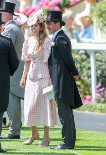 Princess Beatrice Takes a Cue From Princess Diana in Pink Gingham