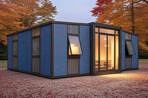 Amazon Just Dropped a New Tiny Home With Floor-to-ceiling Windows and a Full Kitchen&mdash;and It's Under $10K
