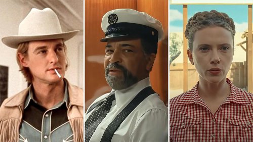 Wes-Anderson-Repeat-Actors, L-R: Owen Wilson in &lsquo;The Royal Tenenbaums,&rsquo; &lsquo;Bottle Rocket&rsquo; and &lsquo;The French Dispatch&rsquo;, L-R: Jeffrey Wright in &lsquo;Asteroid City,&rsquo; &lsquo;The Phoenician Scheme&rsquo; and &lsquo;The French Dispatch&rsquo;, L-R: Bryan Cranston in &lsquo;The Phoenician Scheme&rsquo; and &lsquo;Asteroid City&rsquo;, Benicio Del Toro, L-R: Tom Hanks in &lsquo;Asteroid City&rsquo; and &lsquo;The Phoenician Scheme&rsquo;, L-R: Tilda Swinton in &lsquo;The French Dispatch&rsquo; and &lsquo;The Grand Budapest Hotel, L-R: Ralph Fiennes in &lsquo;The Wonderful Story of Benedict Cumberbatch&rsquo; and &lsquo;The Grand Budapest Hotel&rsquo;, L-R: Bill Murray in &lsquo;The French Dispatch,&rsquo; &lsquo;The Royal Tenenbaums&rsquo; and &lsquo;Moonrise Kingdom&rsquo;, Top 10+ Actors Who Have Been In Multiple Wes Anderson Films