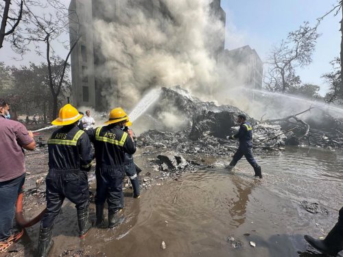 Air India plane carrying 242 crashes in India en route to United Kingdom
