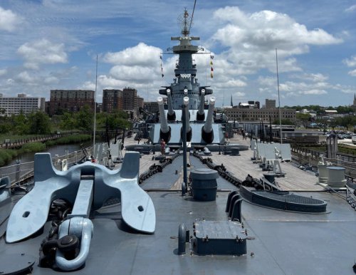 Battleship North Carolina offers views of Wilmington you can't get anywhere else