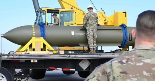 The 30,000-pound bomb and plane that could be used to strike Iran