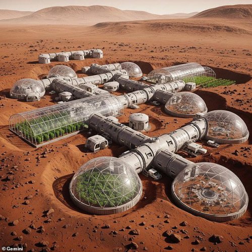 Humans will live in huge 'space oases' on Mars in 15 years, space agency predicts