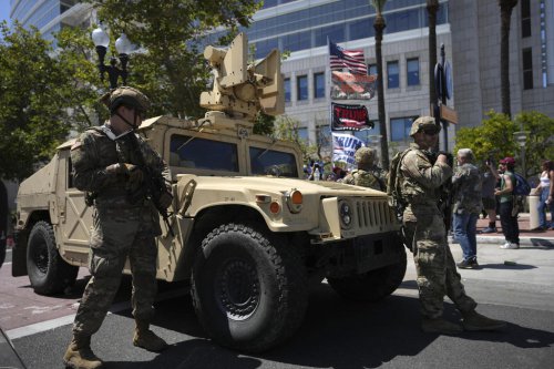 Judge asks if troops in Los Angeles are violating the Posse Comitatus Act