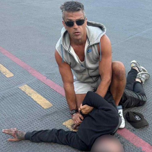 &lsquo;Unfairly sacked&rsquo; hero police officer tackles shoplifter