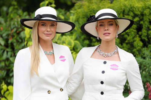 Princess Diana&rsquo;s Nieces Amelia Spencer and Eliza Spencer Twin in Chic White Looks at Royal Ascot
