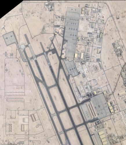 Satellite images show American military planes missing from a vulnerable base as the US fortifies its Middle East presence