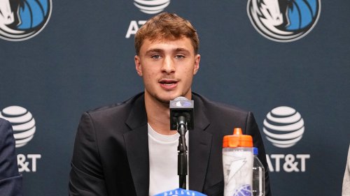 Ex-Duke player Cooper Flagg settles in as No. 1 pick introduced in Dallas