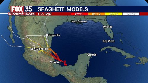 Second Tropical Depression of the season develops in the Gulf, NHC says