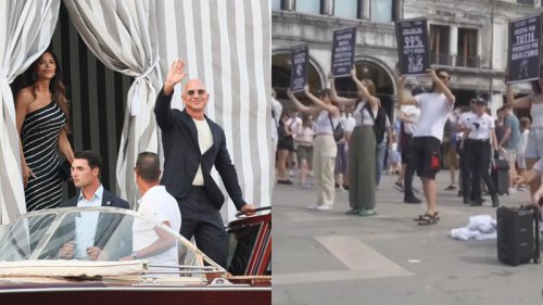 Jeff Bezos&rsquo; wedding sparks protests in Venice
