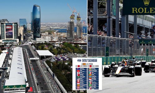 Formula One chiefs announce major update to 2026 calendar