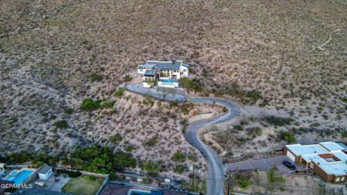 Modern mountainside home with infinity pool and views listed in El Paso for $1.5 million
