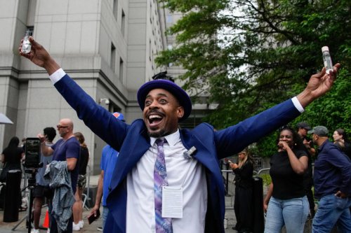 The scene outside court as the jury reaches verdict in Sean 'Diddy' Combs trial: Photos