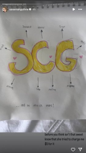 Savannah Guthrie's Daughter Made Her the Loveliest Drawing ... Then Tried To Charge Her For It