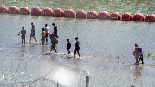 DHS putting 17 miles of barrier in river on South Texas border