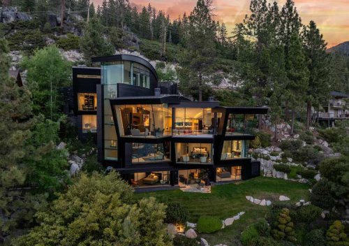 Photos: Peek inside a $45 million Lake Tahoe mansion with views from every room